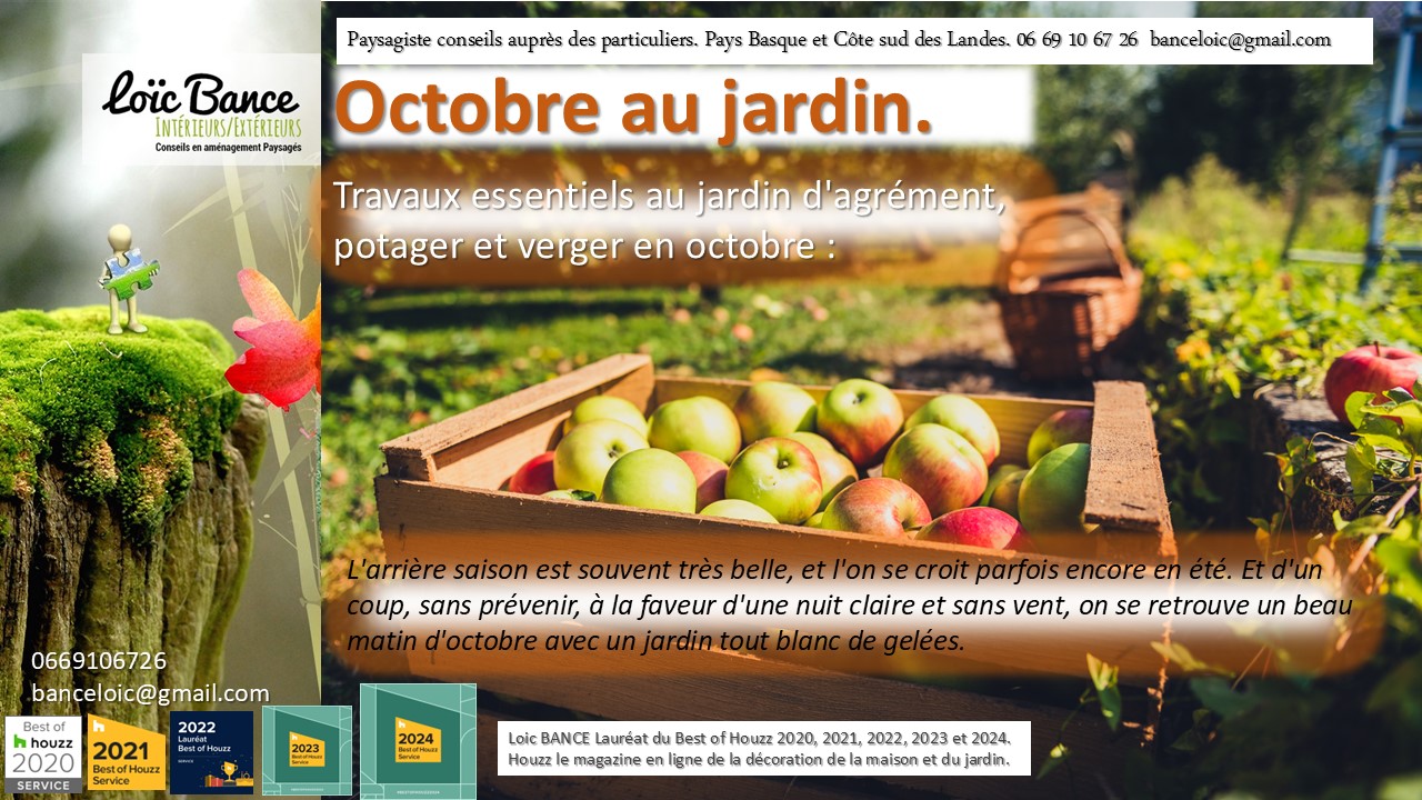 Paysagiste Capbreton, octobre est un mois crucial pour entretenir et prparer votre jardin