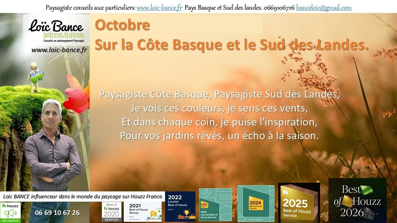 Po�me des paysages d'octobre Capbreton paysages