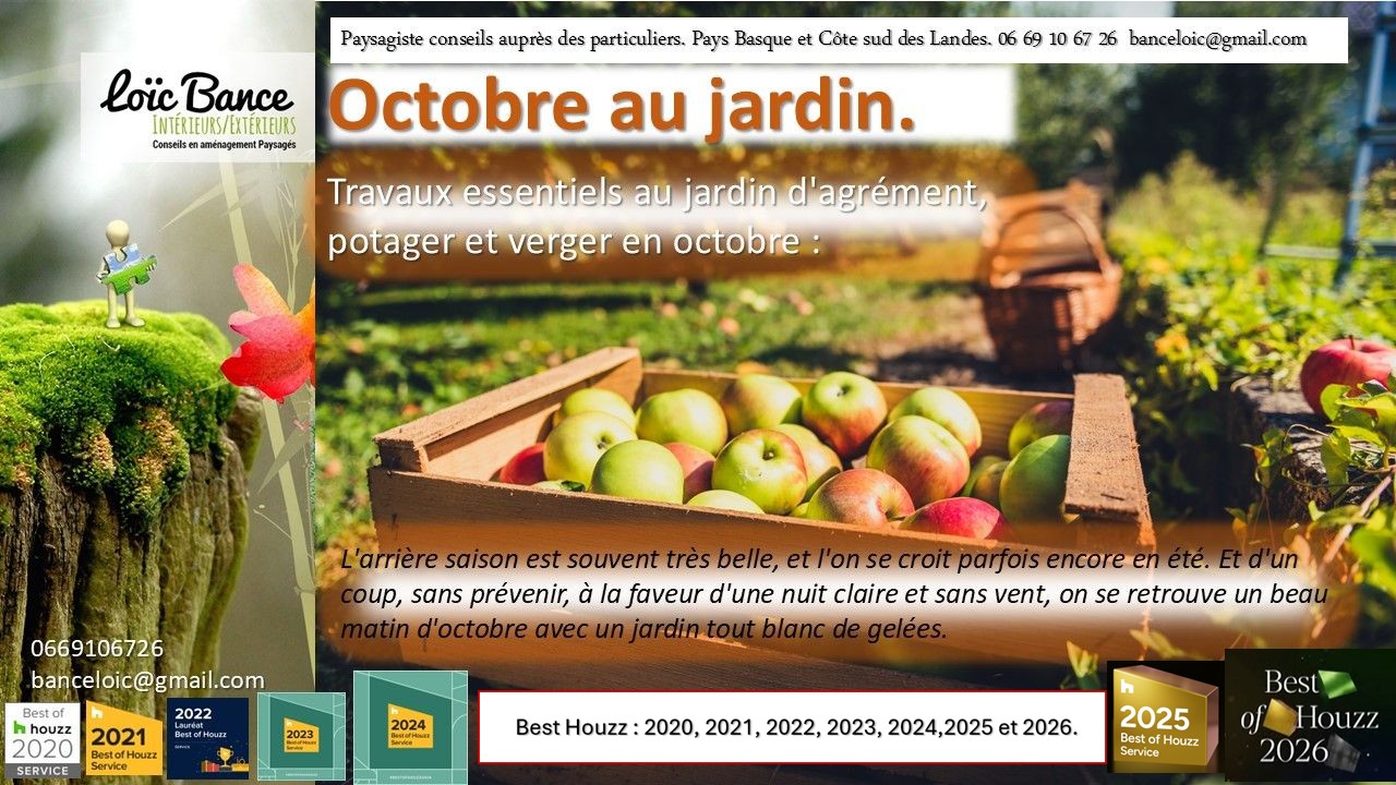 Octobre 2026 au jardin par Capbreton paysages